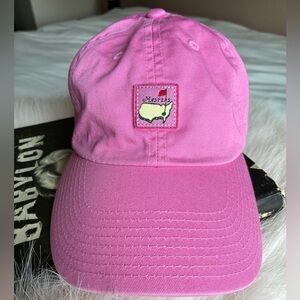 Pretty Pink Masters Golf Championship Adjustable Baseball Cap- Small
